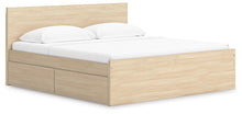 Load image into Gallery viewer, Onita King Panel Platform Bed with 1 Side Storage
