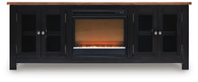 Load image into Gallery viewer, Wildenauer 76" TV Stand with Electric Fireplace
