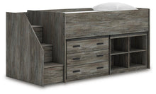 Load image into Gallery viewer, Frandern Twin Loft  Bed with Bookcase and Drawer Storage

