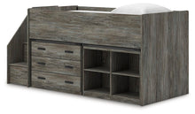 Load image into Gallery viewer, Frandern Twin Loft  Bed with Bookcase and Drawer Storage
