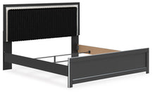 Load image into Gallery viewer, Zuraleus King Upholstered Panel Bed
