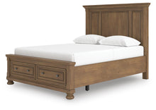 Load image into Gallery viewer, Feddinger Queen Panel Storage Bed
