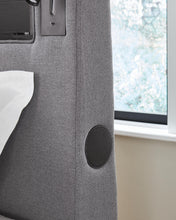 Load image into Gallery viewer, Verishaw Twin Upholstered Bed with Wireless Audio
