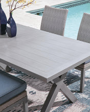 Load image into Gallery viewer, Half Moon Beach RECT Dining Table w/UMB OPT
