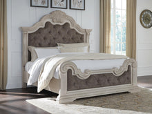 Load image into Gallery viewer, Bruchandi California King Upholstered Panel Bed
