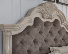 Load image into Gallery viewer, Bruchandi California King Upholstered Panel Bed
