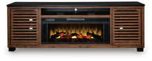 Load image into Gallery viewer, Kallari 84" TV Stand with Electric Fireplace
