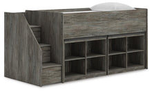 Load image into Gallery viewer, Frandern Twin Loft Bed with Bookcase Storage
