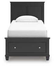 Load image into Gallery viewer, Lanolee Twin Panel Storage Bed
