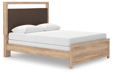 Load image into Gallery viewer, Kinlanni Queen Upholstered Panel Bed
