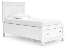 Load image into Gallery viewer, Fortman Twin Panel Storage Bed
