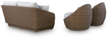 Load image into Gallery viewer, Double Point Love/Swivel Chairs Set (3/CN)
