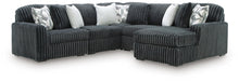 Load image into Gallery viewer, Midnight-Madness 5-Piece Sectional with Chaise
