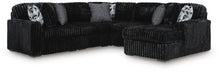 Load image into Gallery viewer, Midnight-Madness 6-Piece Sectional with Chaise
