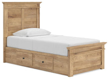 Load image into Gallery viewer, Makidern Twin Panel Storage Bed

