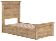 Load image into Gallery viewer, Makidern Twin Panel Storage Bed
