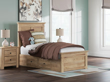 Load image into Gallery viewer, Makidern Twin Panel Storage Bed
