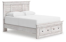 Load image into Gallery viewer, Makidern Queen Panel Storage Bed
