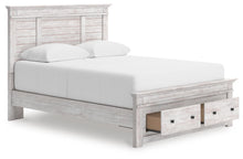 Load image into Gallery viewer, Makidern Queen Panel Storage Bed
