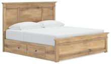 Load image into Gallery viewer, Makidern King Panel Storage Bed
