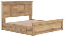 Load image into Gallery viewer, Makidern King Panel Storage Bed
