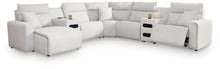 Load image into Gallery viewer, Modmax II 7-Piece Power Reclining Sectional with Chaise and Audio Consoles
