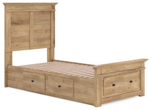 Load image into Gallery viewer, Makidern Twin Panel Storage Bed
