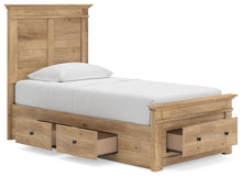 Load image into Gallery viewer, Makidern Twin Panel Storage Bed
