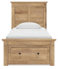 Load image into Gallery viewer, Makidern Twin Panel Storage Bed
