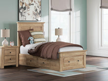 Load image into Gallery viewer, Makidern Twin Panel Storage Bed
