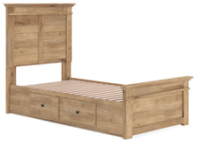 Load image into Gallery viewer, Makidern Twin Panel Storage Bed
