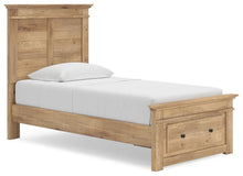 Load image into Gallery viewer, Makidern Twin Panel Storage Bed
