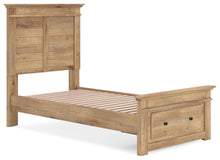 Load image into Gallery viewer, Makidern Twin Panel Storage Bed
