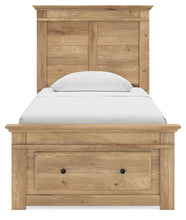 Load image into Gallery viewer, Makidern Twin Panel Storage Bed
