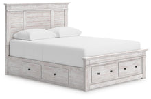 Load image into Gallery viewer, Makidern Queen Panel Storage Bed

