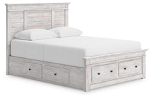 Load image into Gallery viewer, Makidern Queen Panel Storage Bed
