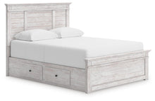 Load image into Gallery viewer, Makidern Queen Panel Storage Bed
