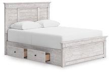 Load image into Gallery viewer, Makidern Queen Panel Storage Bed
