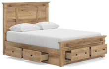 Load image into Gallery viewer, Makidern Queen Panel Storage Bed
