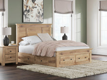 Load image into Gallery viewer, Makidern Queen Panel Storage Bed
