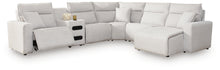 Load image into Gallery viewer, Modmax II 6-Piece Reclining Sectional with Chaise and Audio Console

