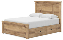 Load image into Gallery viewer, Makidern Queen Panel Storage Bed
