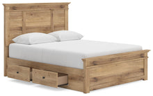 Load image into Gallery viewer, Makidern Queen Panel Storage Bed
