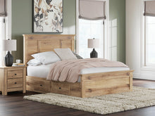 Load image into Gallery viewer, Makidern Queen Panel Storage Bed
