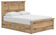 Load image into Gallery viewer, Makidern Queen Panel Storage Bed
