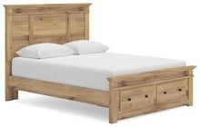 Load image into Gallery viewer, Makidern Queen Panel Storage Bed
