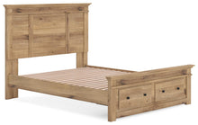 Load image into Gallery viewer, Makidern Queen Panel Storage Bed
