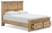 Load image into Gallery viewer, Makidern Queen Panel Storage Bed
