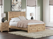 Load image into Gallery viewer, Makidern Queen Panel Storage Bed
