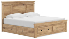 Load image into Gallery viewer, Makidern King Panel Storage Bed
